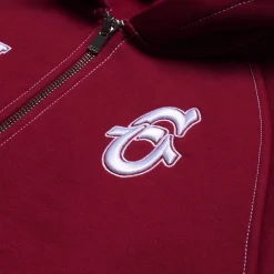 ICONS ZIP HOODIE BURNED RED