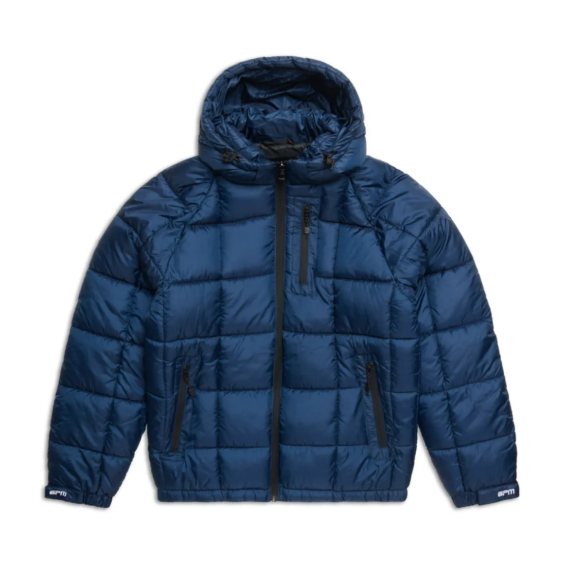 LIGHT PUFFER JACKET RECTANGLES MIDNIGHT BLUE