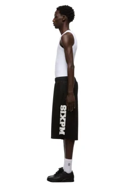 LONG MESH SHORTS BLACK