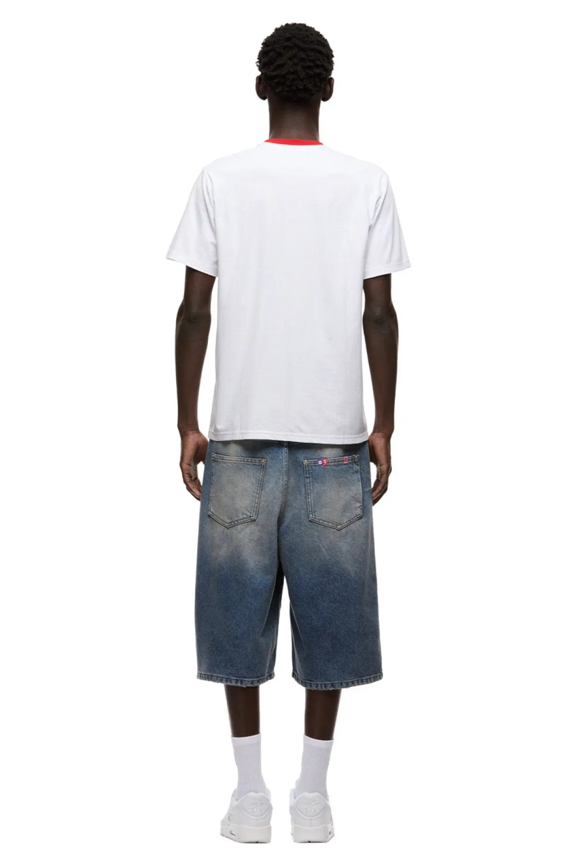 LUCKY LOGO TEE WHITE