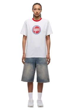 LUCKY LOGO TEE WHITE