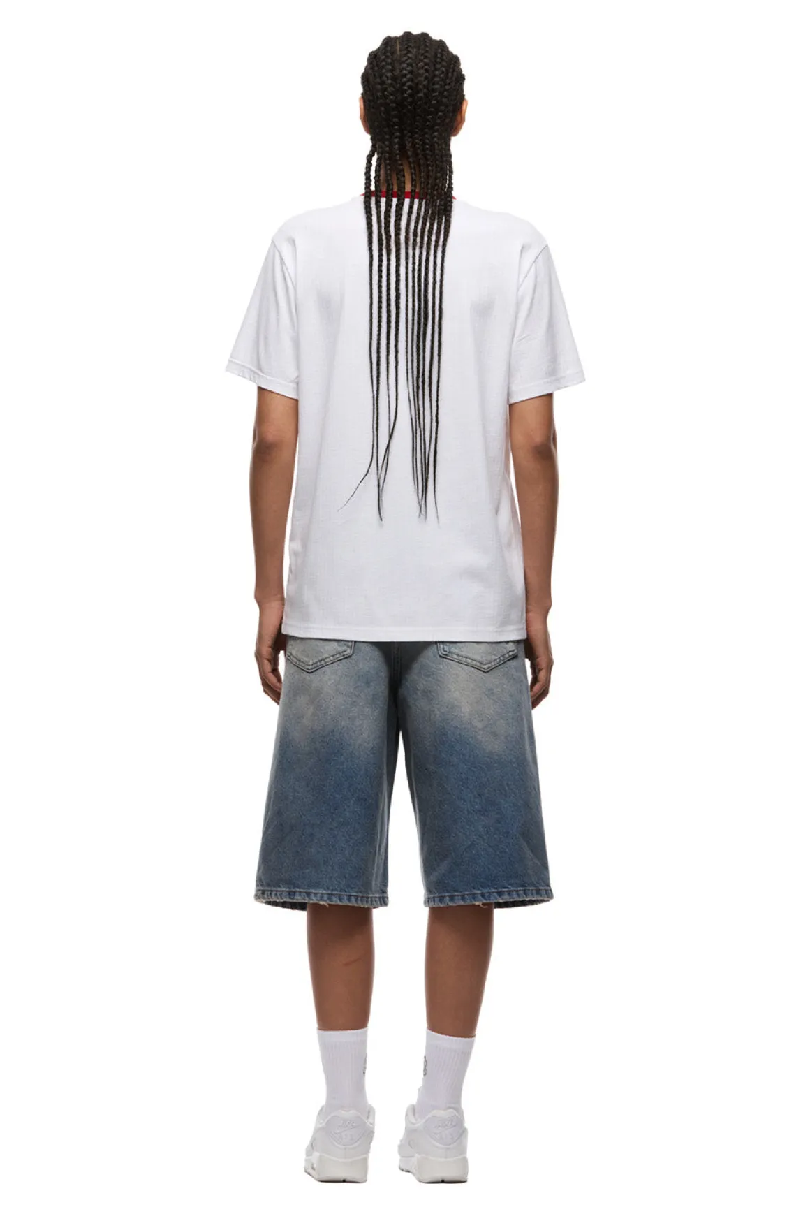 LUCKY LOGO TEE WHITE