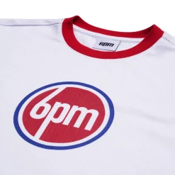 LUCKY LOGO TEE WHITE