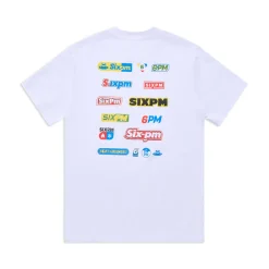 MULTI LOGO TEE WHITE
