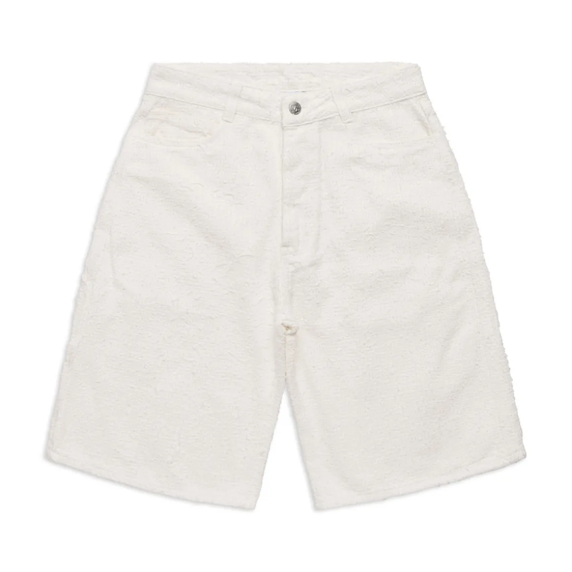 NEEDLEPUNCH CARPENTER SHORTS WHITE