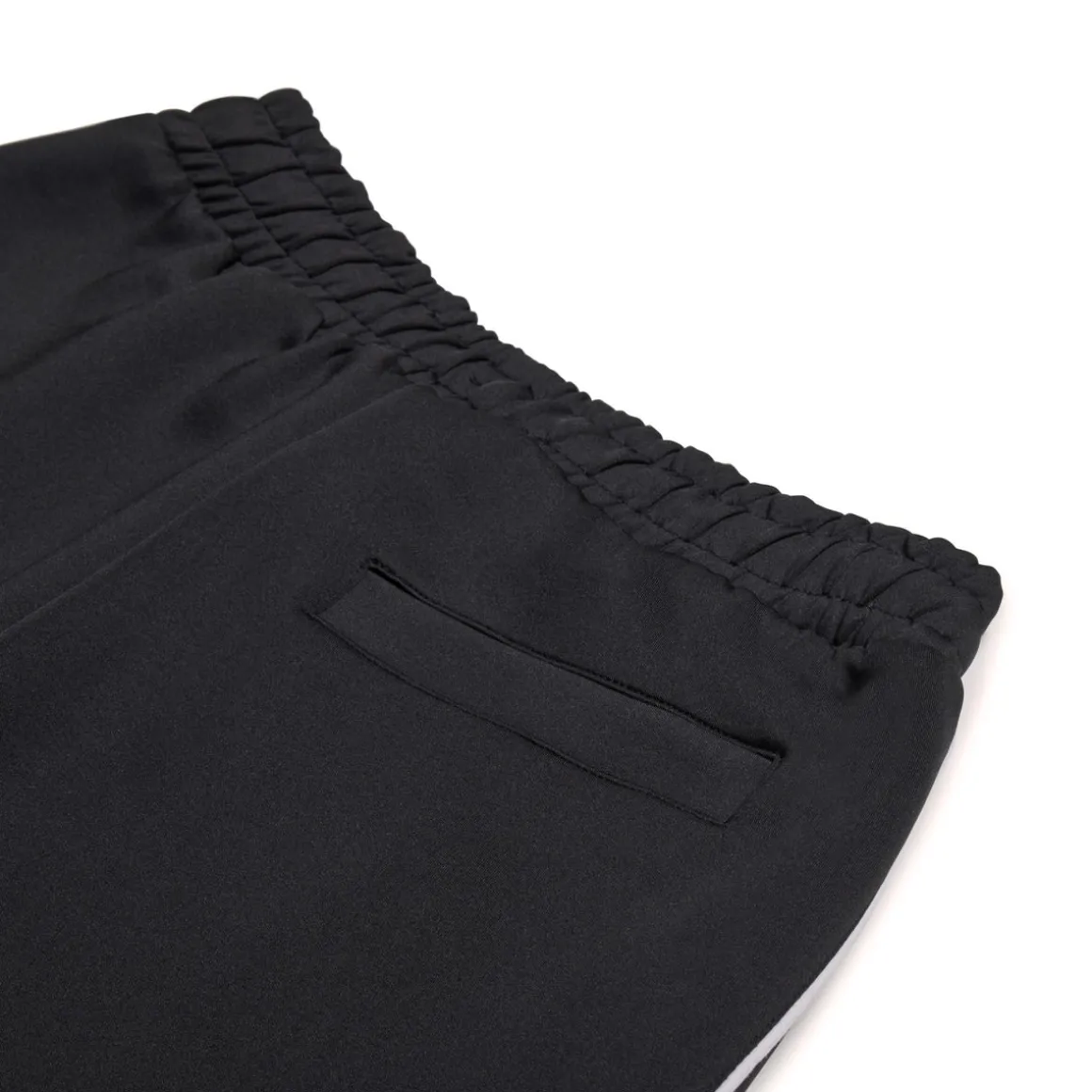 NEOPRENE TRACK PANTS BLACK
