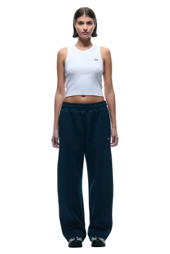 NEOPRENE TRACK PANTS NAVY