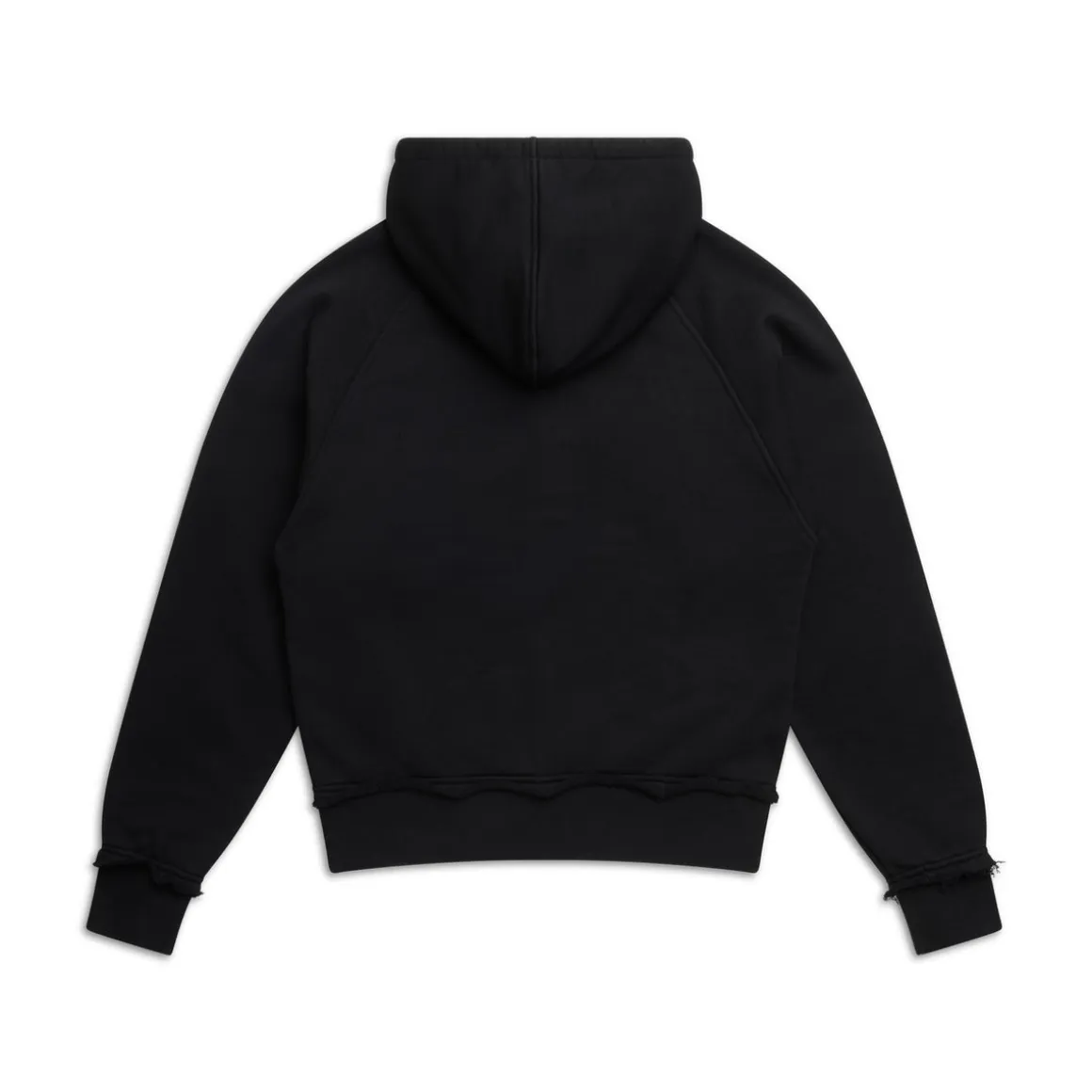 OPEN EDGE ZIP HOODIE BLACK