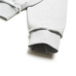 OPEN EDGE ZIP HOODIE GREY MELANGE