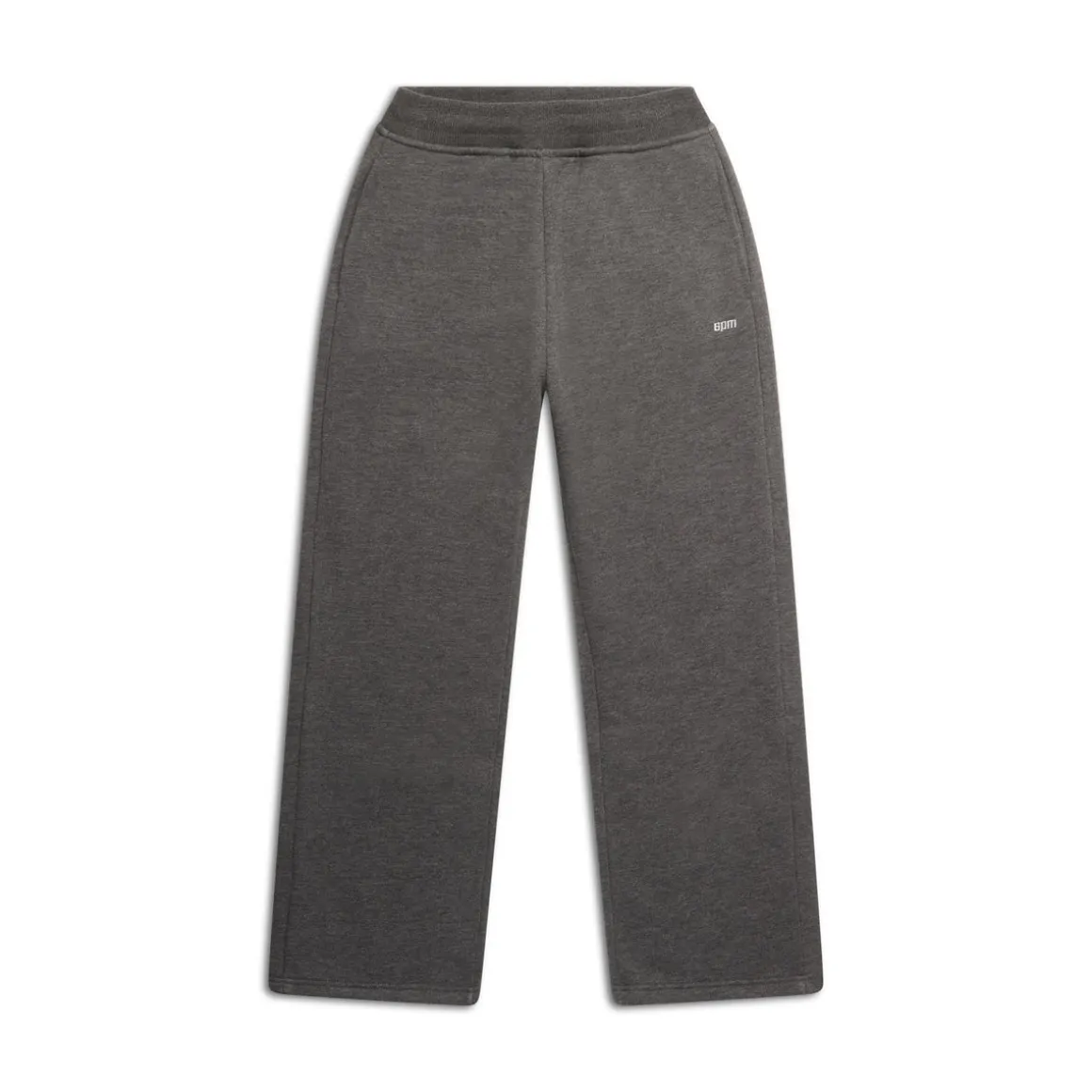 OPEN LEG JOGGER DARK GREY MELANGE