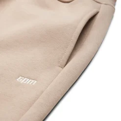 OPEN LEG JOGGER MOCCA CREAM