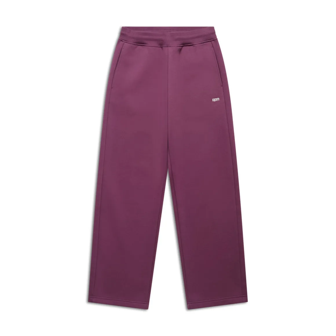 OPEN LEG JOGGER PLUM