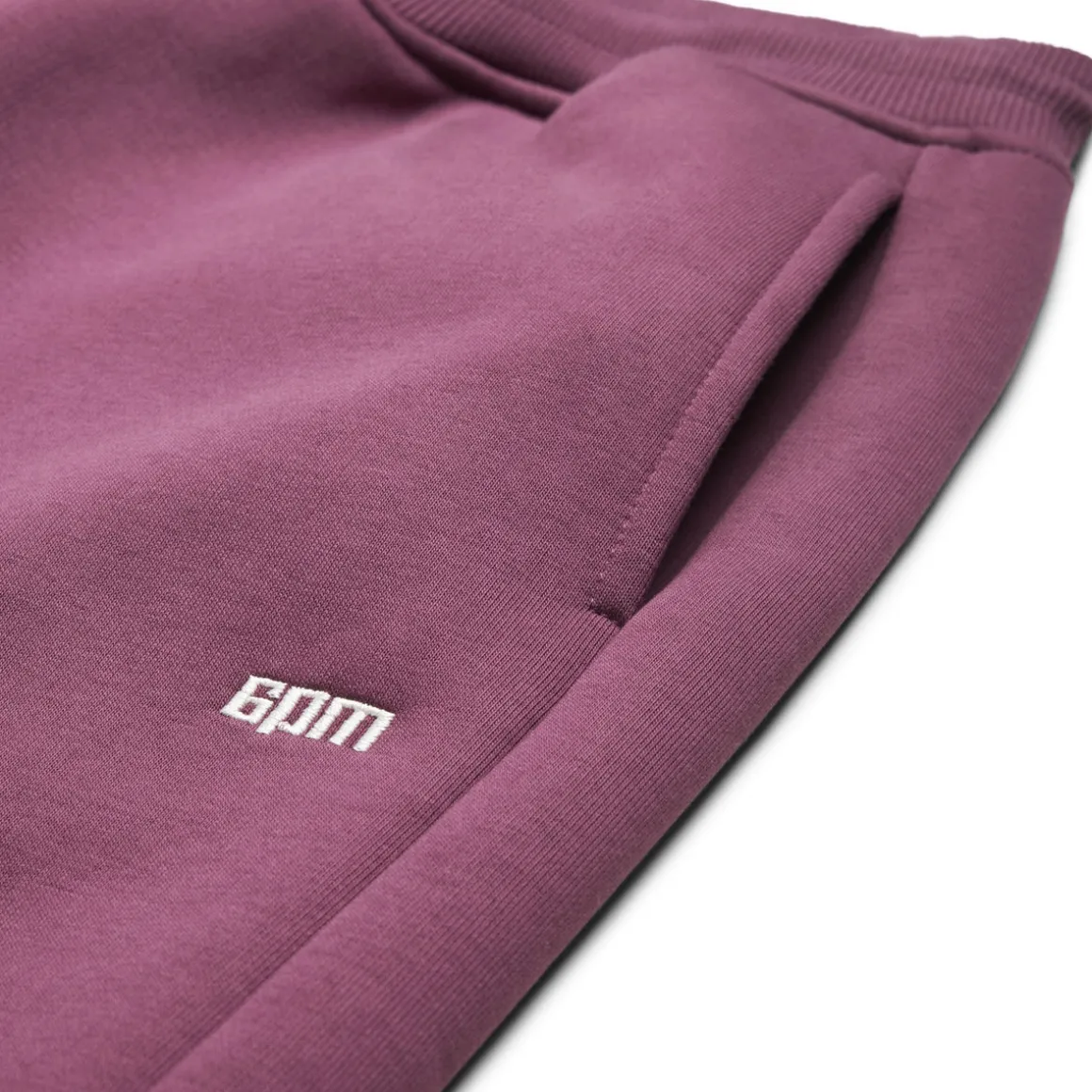 OPEN LEG JOGGER PLUM