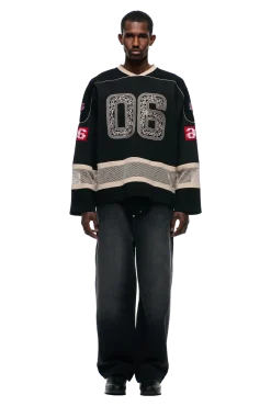 ORNAMENT HOCKEY JERSEY BLACK