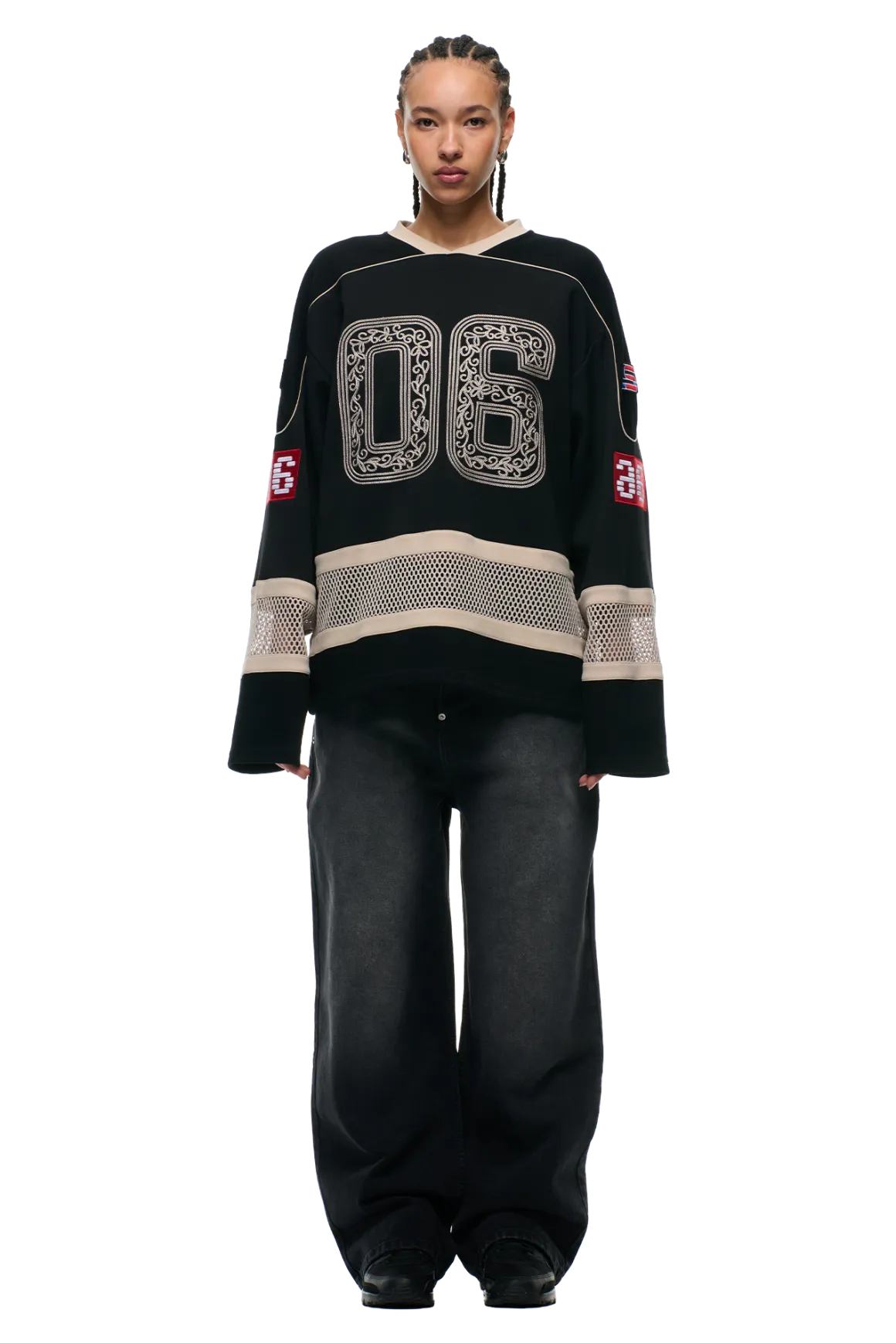 ORNAMENT HOCKEY JERSEY BLACK