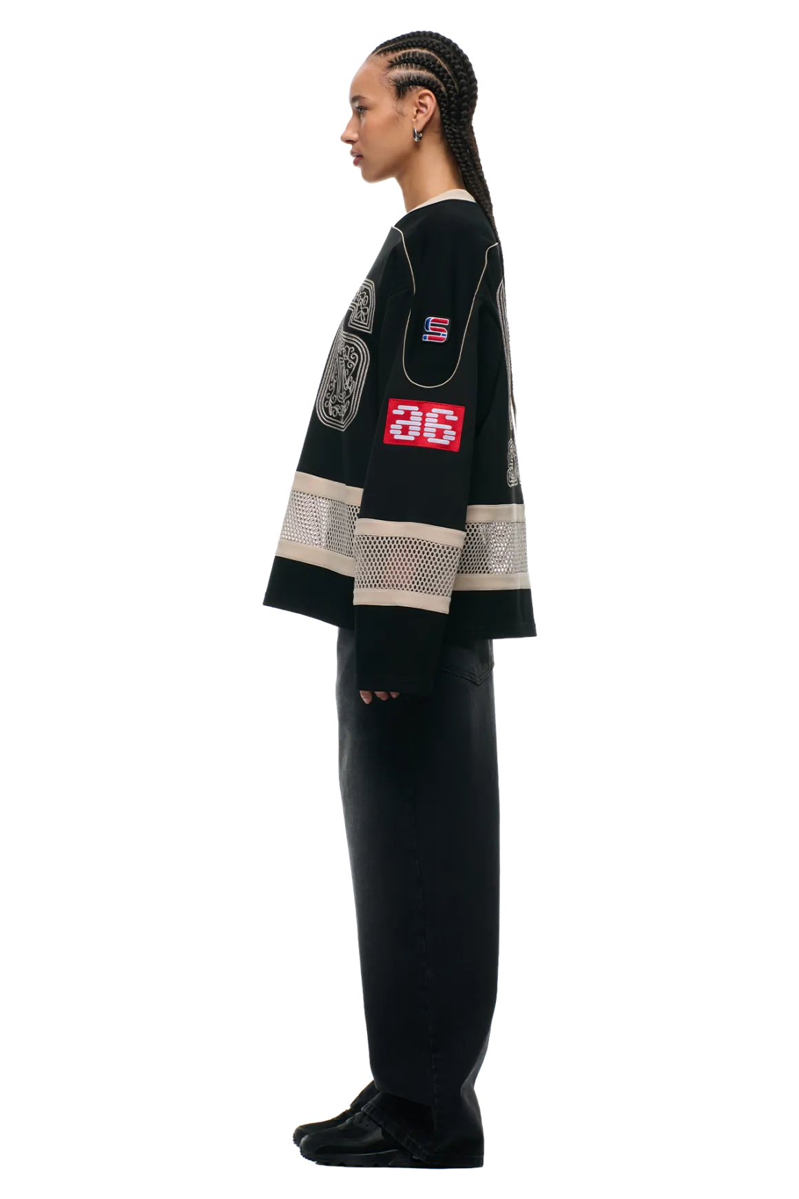 ORNAMENT HOCKEY JERSEY BLACK