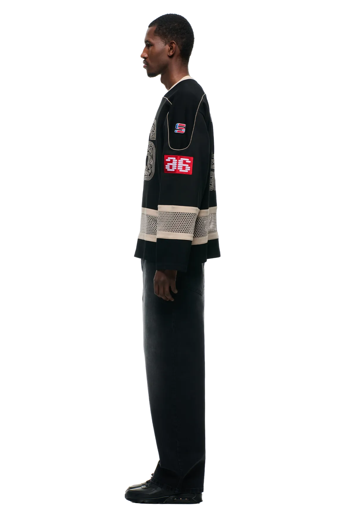 ORNAMENT HOCKEY JERSEY BLACK