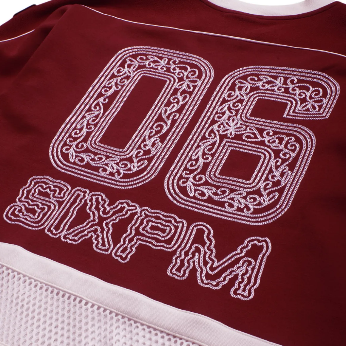 ORNAMENT HOCKEY JERSEY WINE RED