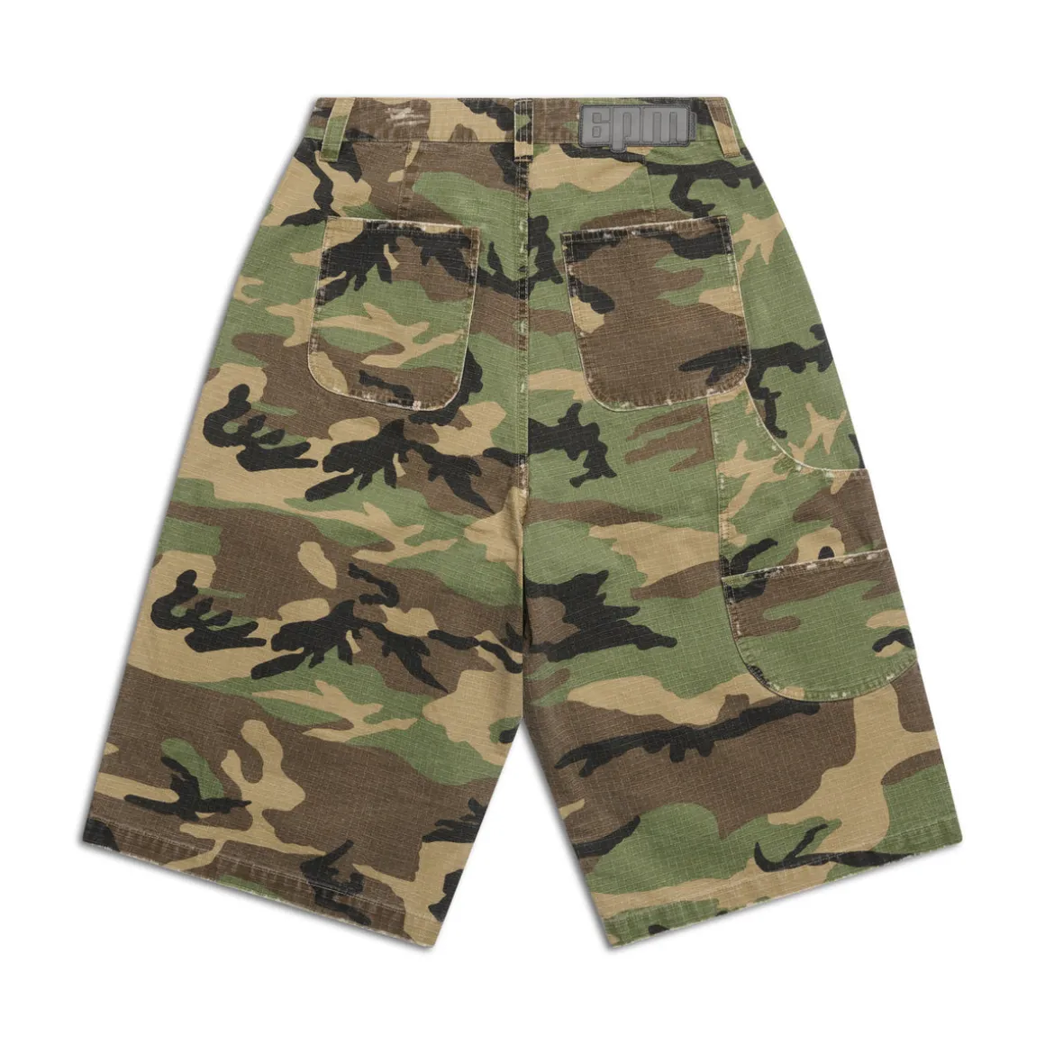 OVERSIZED CAMO WORK SHORTS