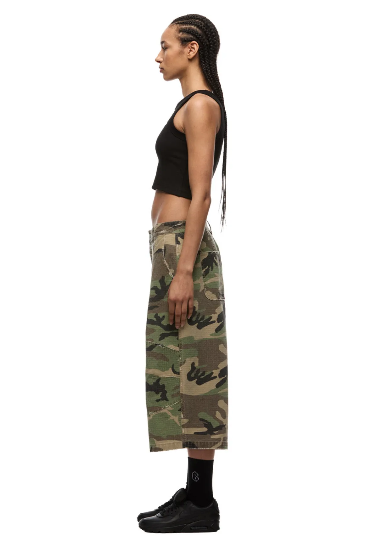 OVERSIZED CAMO WORK SHORTS