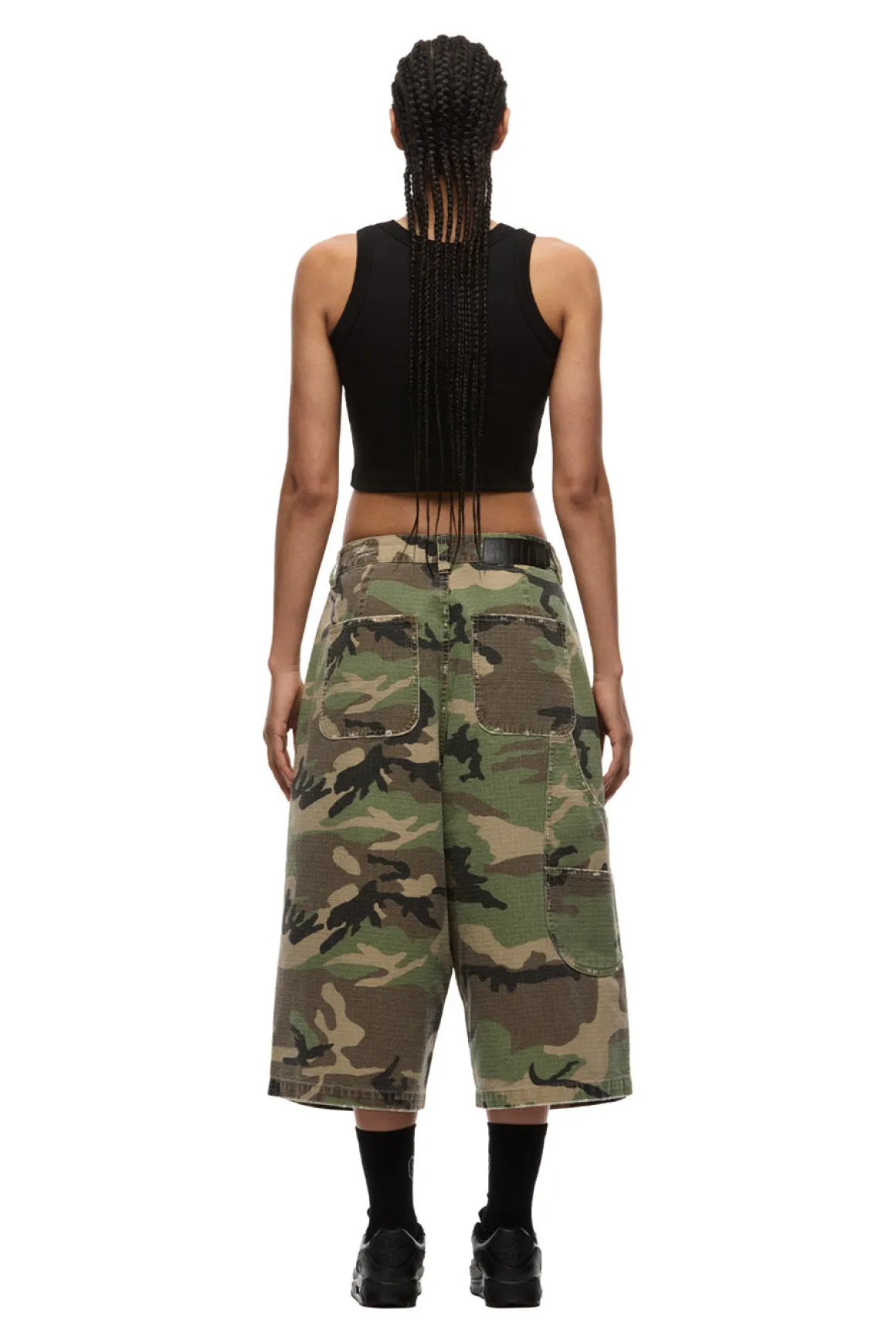 OVERSIZED CAMO WORK SHORTS