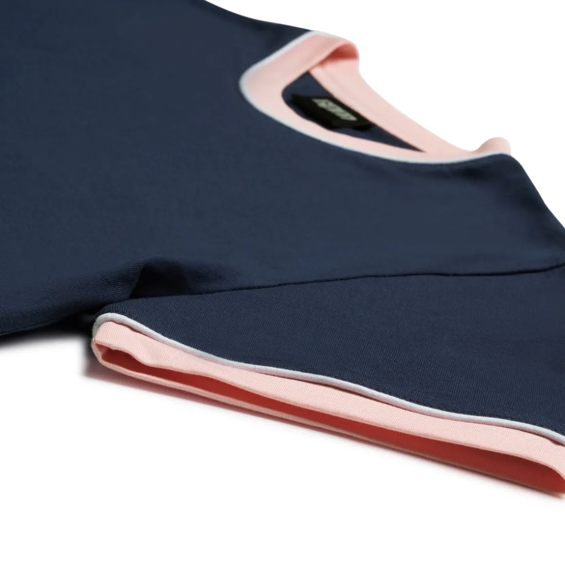 PIPING TEE INK NAVY