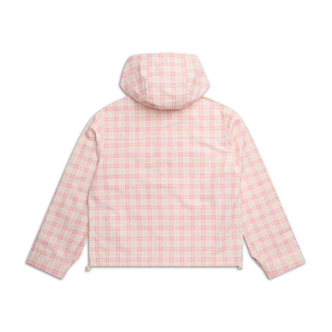 PLAID SHELL JACKET BUBBLEGUM PINK