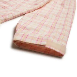 PLAID SHELL JACKET BUBBLEGUM PINK
