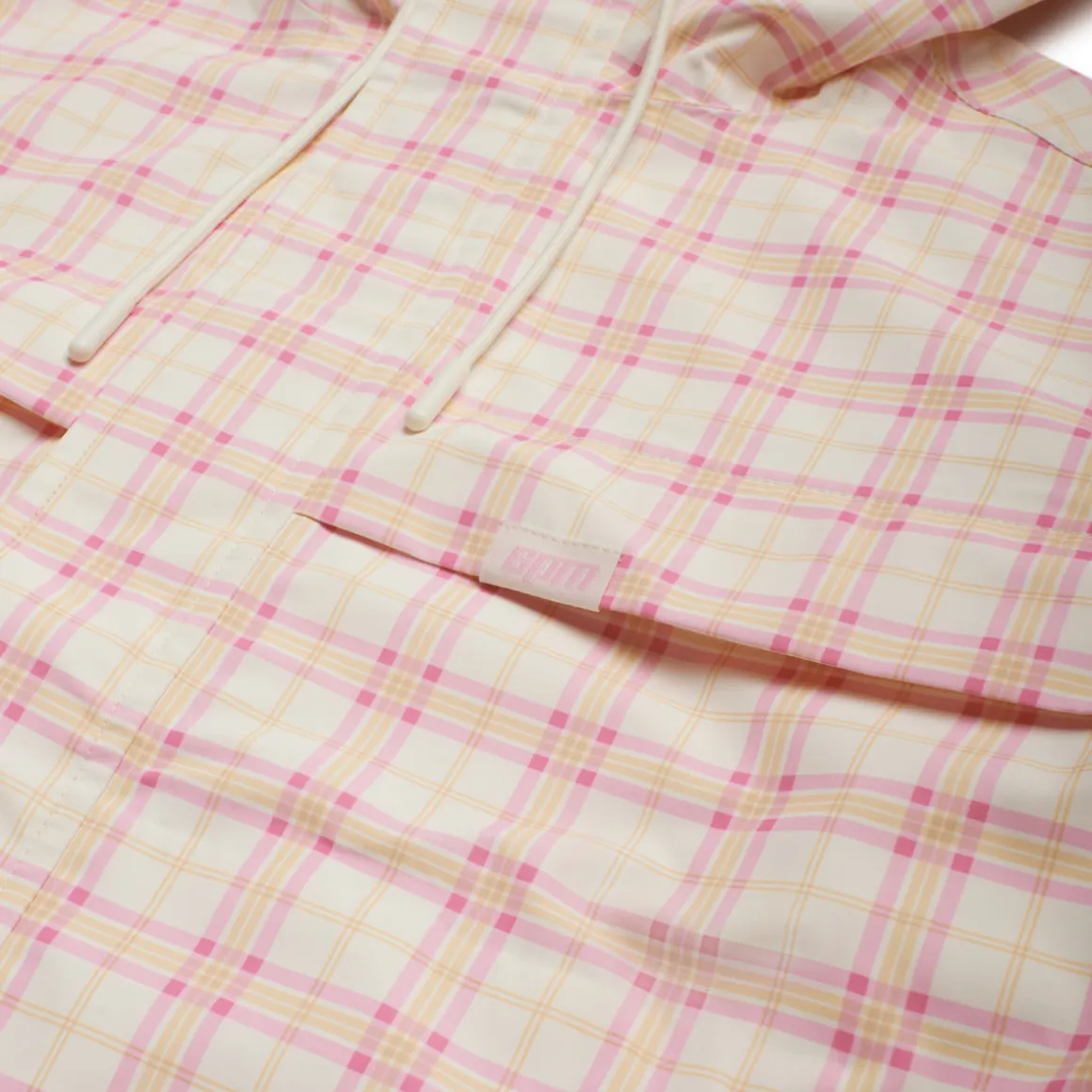 PLAID SHELL JACKET BUBBLEGUM PINK