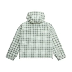 PLAID SHELL JACKET FOGGY GREEN