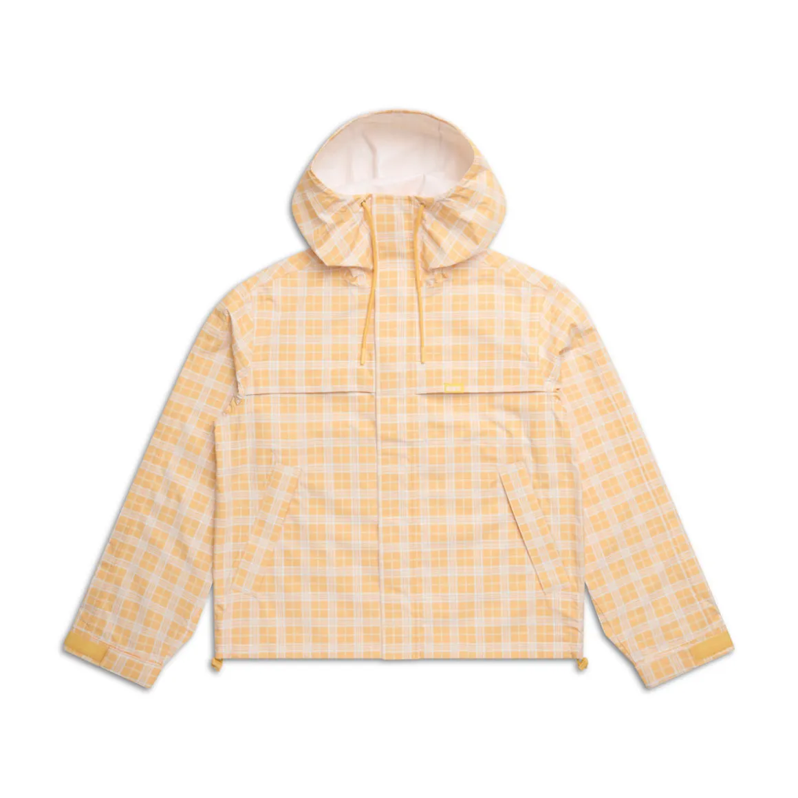 PLAID SHELL JACKET PASTEL PEACH