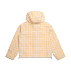 PLAID SHELL JACKET PASTEL PEACH