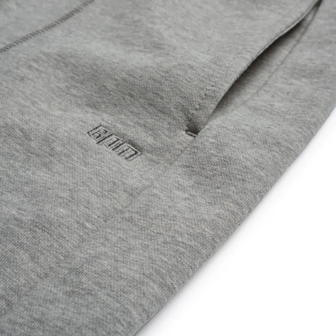 6PM+ LONG SHORTS GREY MELANGE