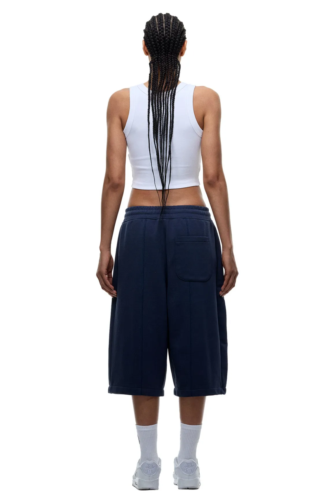 6PM+ LONG SHORTS NAVY