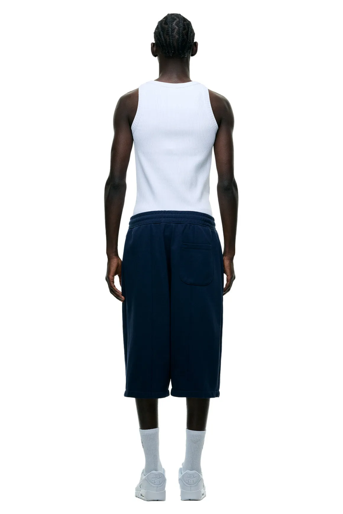 6PM+ LONG SHORTS NAVY