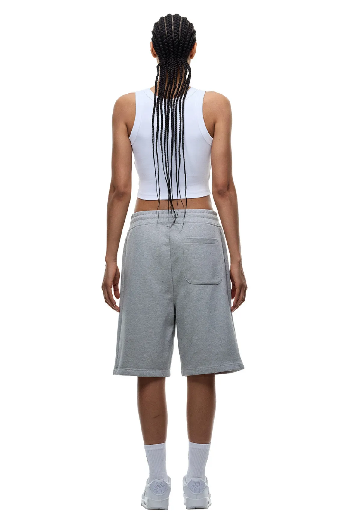 6PM+ SHORTS GREY MELANGE
