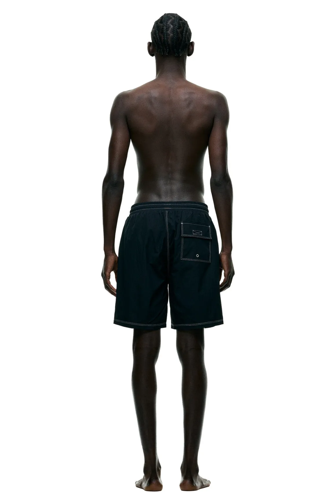 6PM+ SWIM SHORTS BLACK