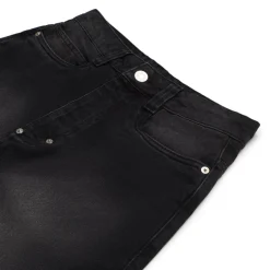 6PM+ X-TRA WIDE DENIM BLACK WASH