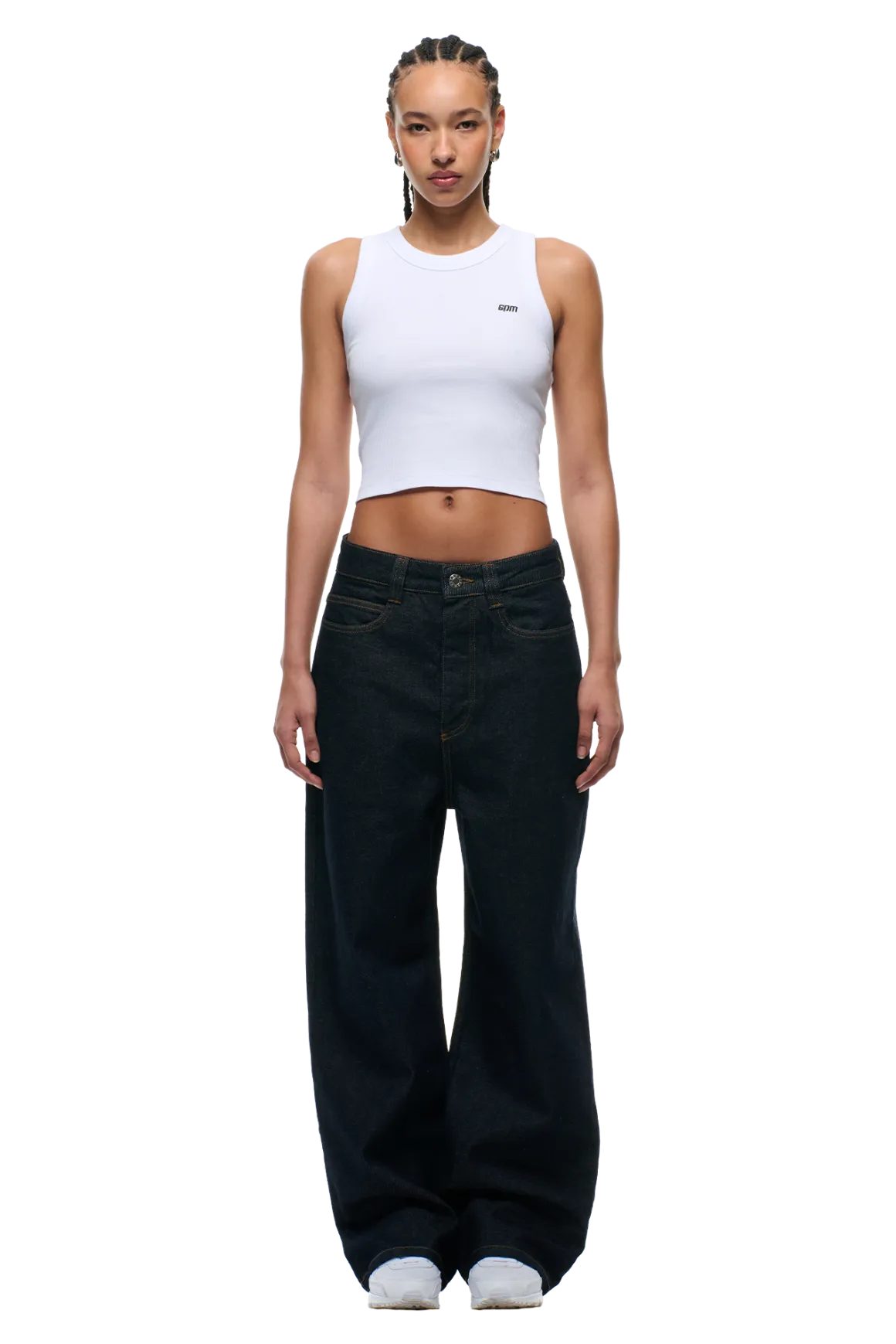 6PM+ X-TRA WIDE DENIM RAW DARK BLUE
