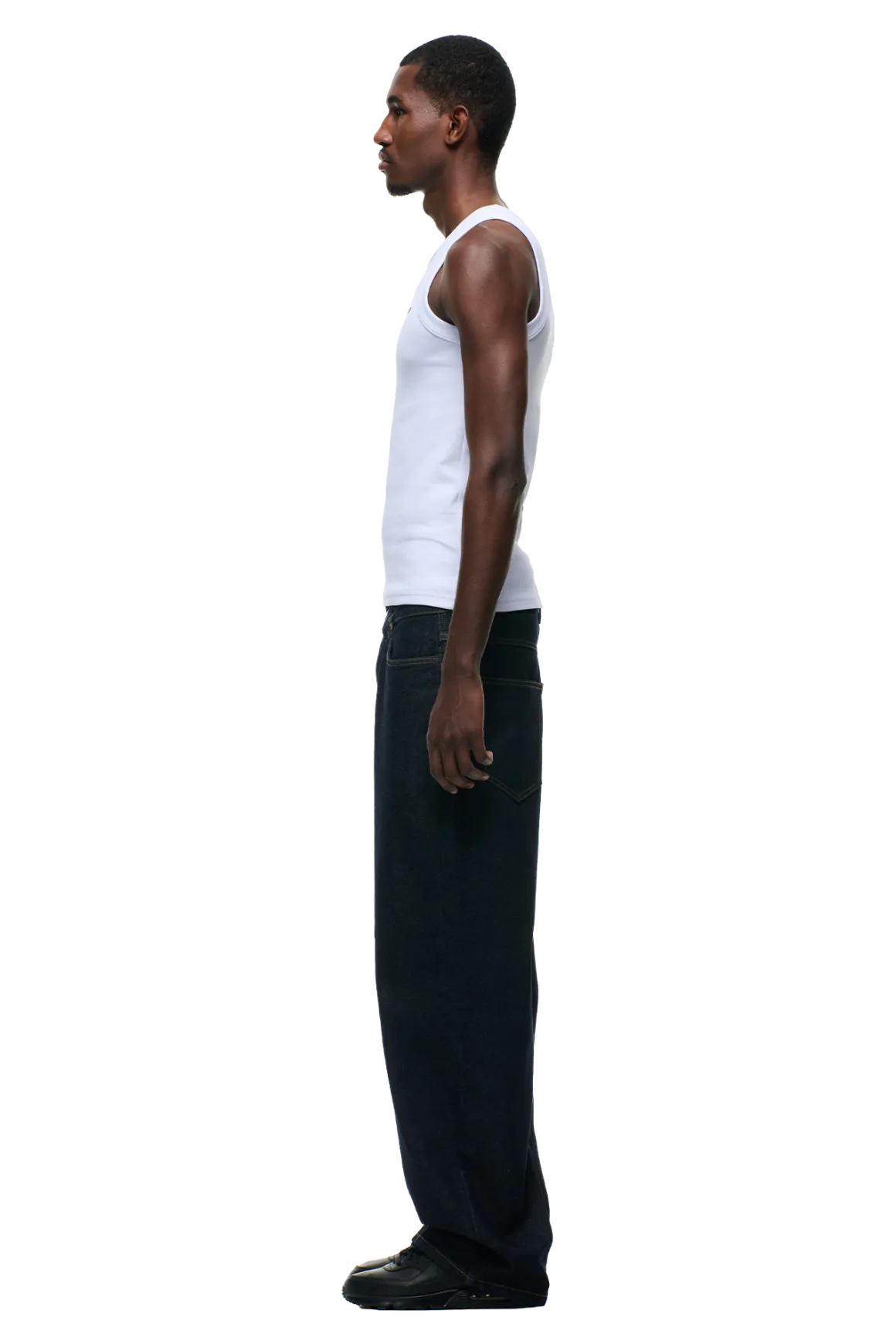 6PM+ X-TRA WIDE DENIM RAW DARK BLUE