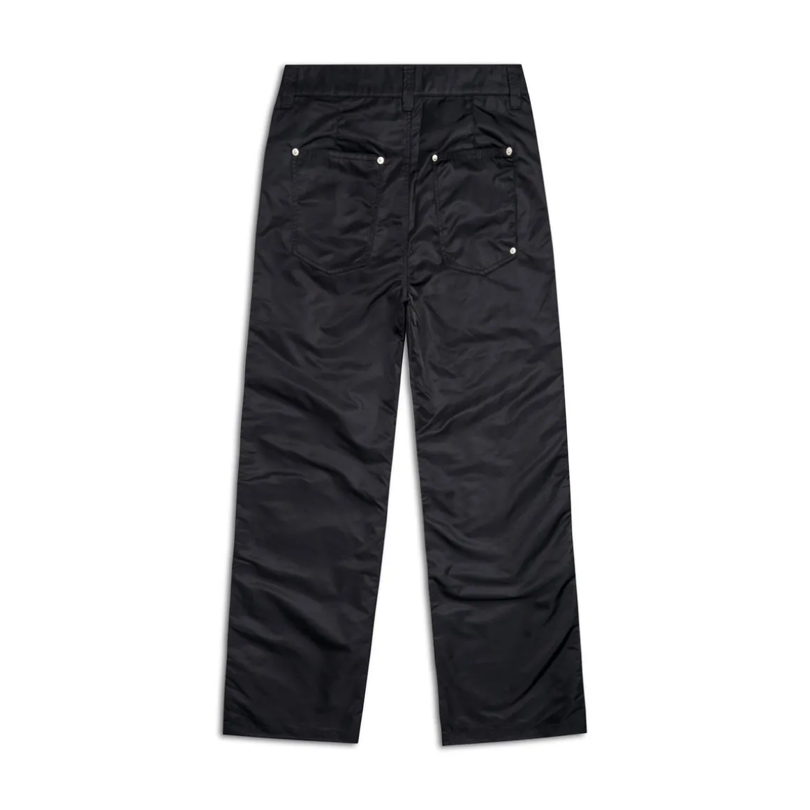 5-POCKET NYLON PANTS BLACK