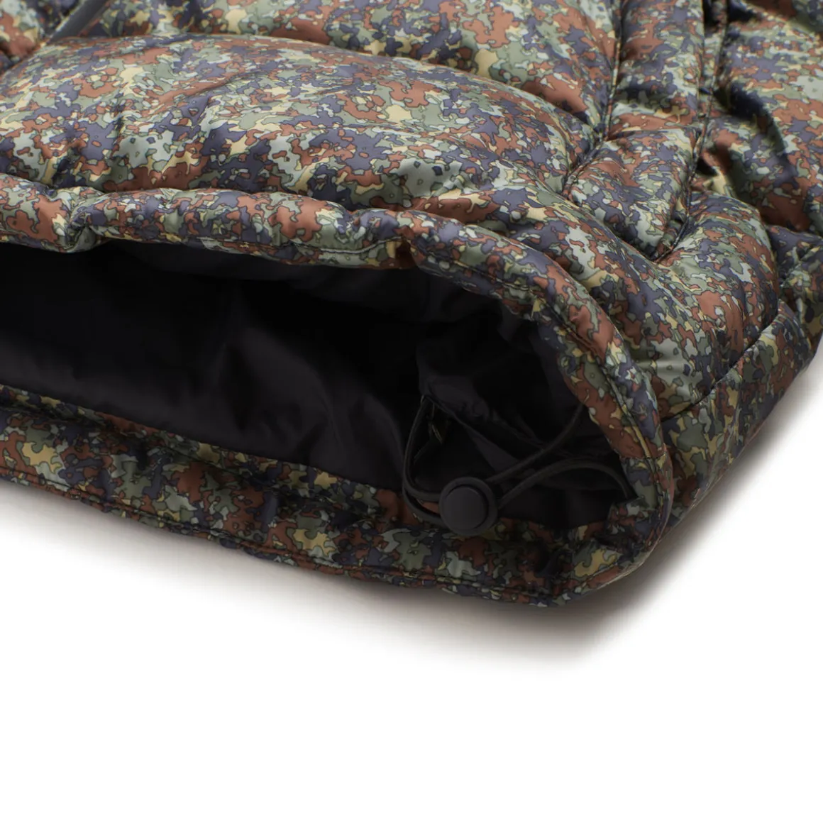 PUFFER JACKET MINI CAMO