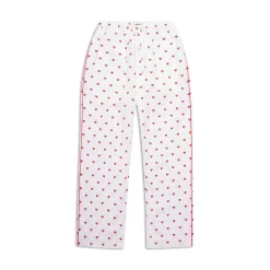 PYJAMA PANTS WITH PIXEL HEARTS