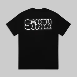REFLECTIVE LOGO TEE BLACK
