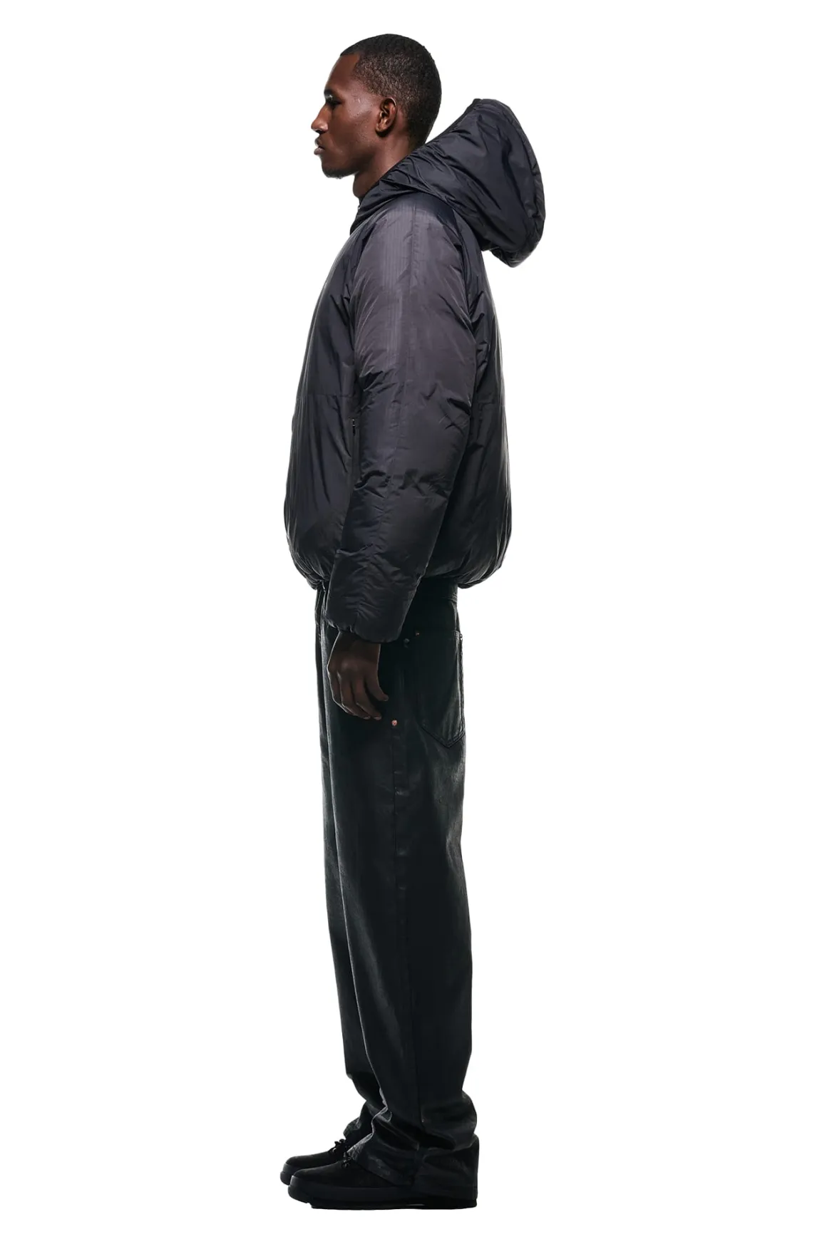REVERSIBLE PUFFER JACKET BLACK
