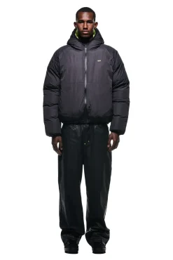 REVERSIBLE PUFFER JACKET BLACK