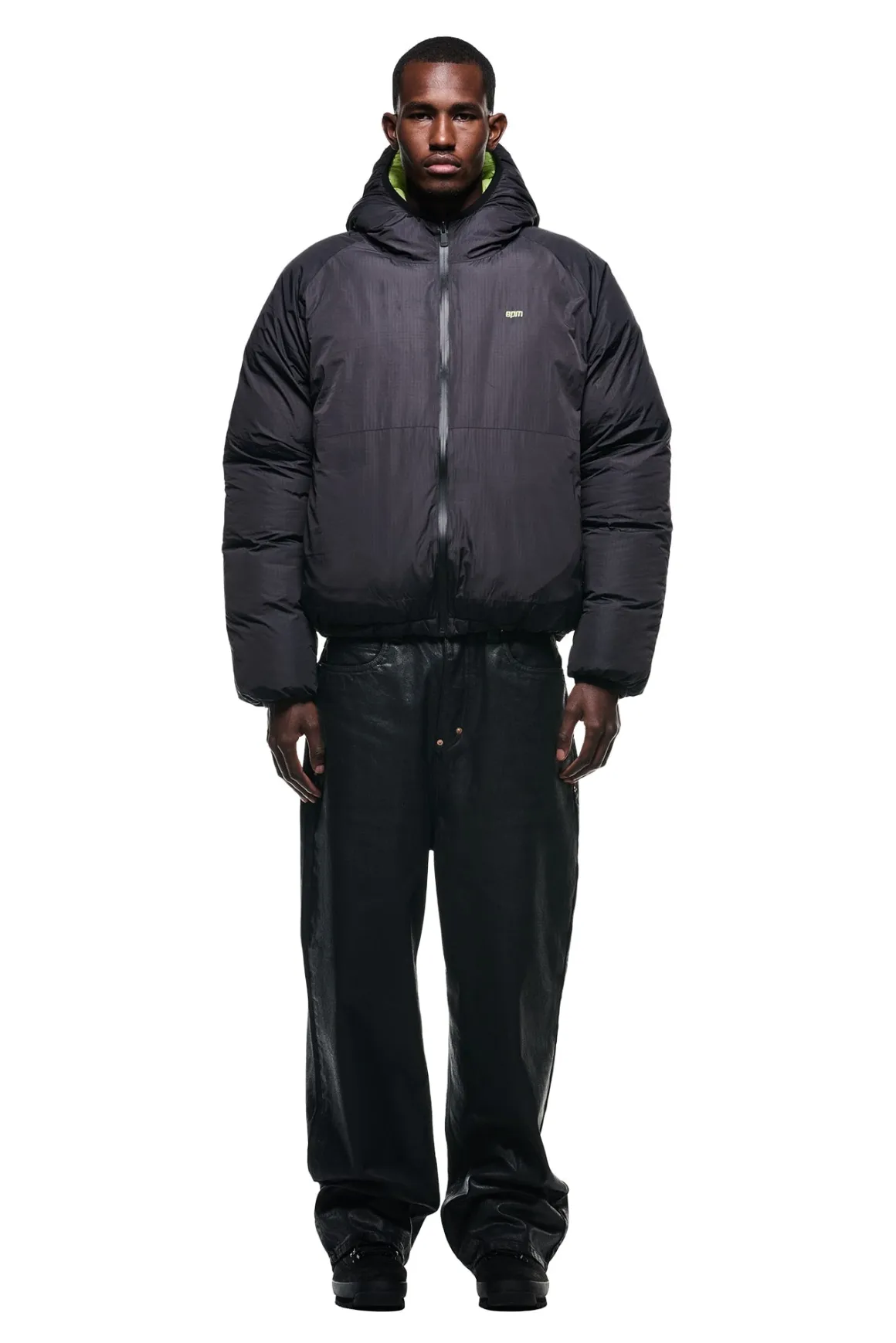 REVERSIBLE PUFFER JACKET BLACK