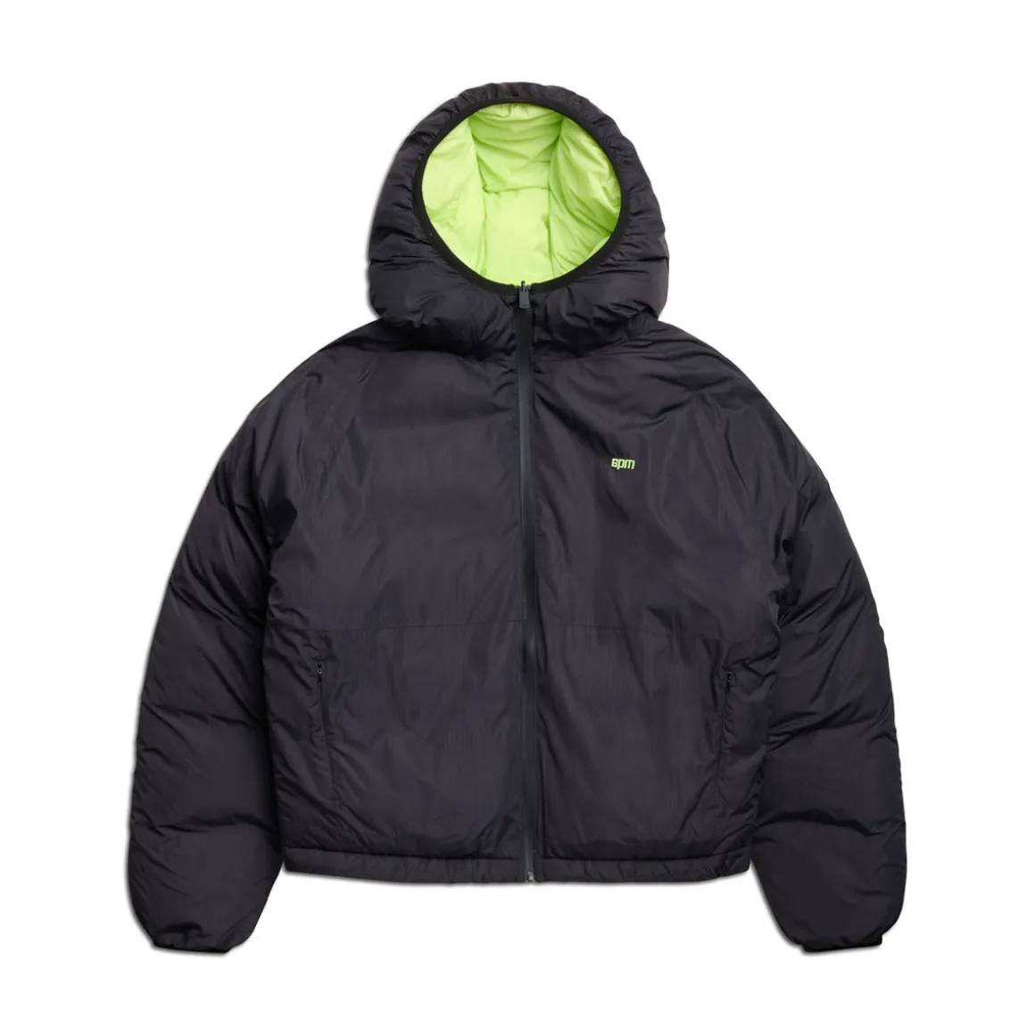 REVERSIBLE PUFFER JACKET BLACK