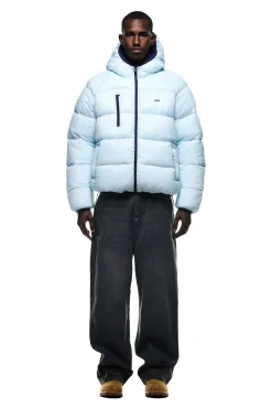 REVERSIBLE PUFFER JACKET BLUE