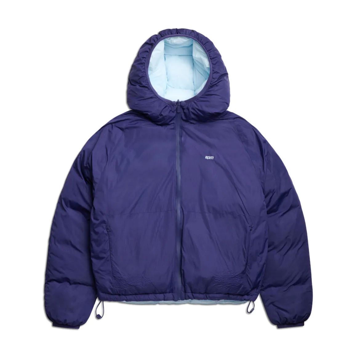 REVERSIBLE PUFFER JACKET BLUE